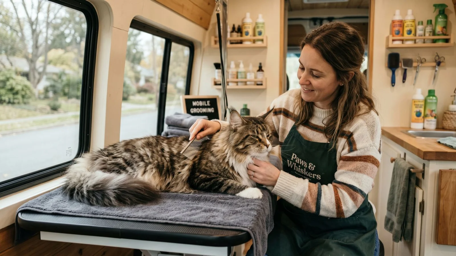 Mobile Cat Grooming